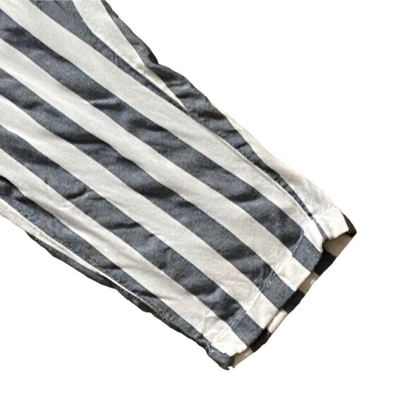 American Eagle Striped Paperback Trousers-Lightweight-Gray/White-M - Picture 9 of 9